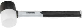 RUTHE guminis universalus plaktukas, stiklo pluošto kotas, Ø55 mm , 450/650 g